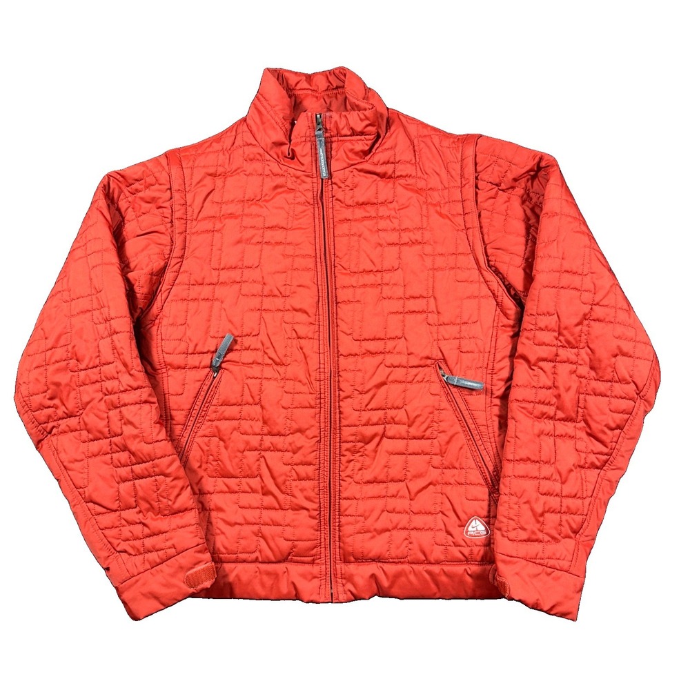 Nike ACG Womens Size L (12-14) Quilted Insulated Full Zip Long Sleeve Jacket